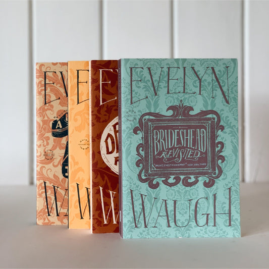 Evelyn Waugh Book Set, Paperback Novels, 2012