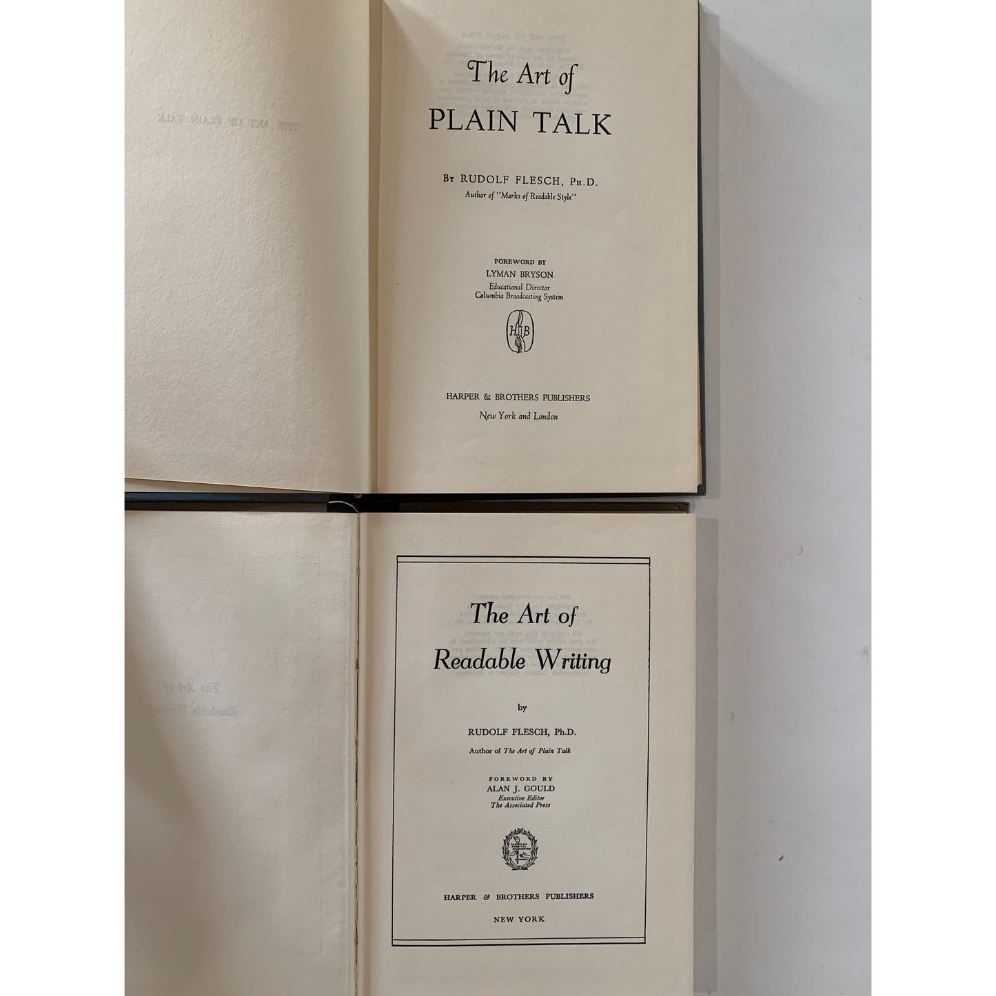 The Art of Plain Talk, The Art of Readable Writing, Mid Century Book Set