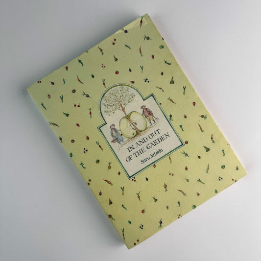 In and Out of the Garden, 1984, Sara Midda, Illustrated Art Book, Paperback - Pretty Old Books