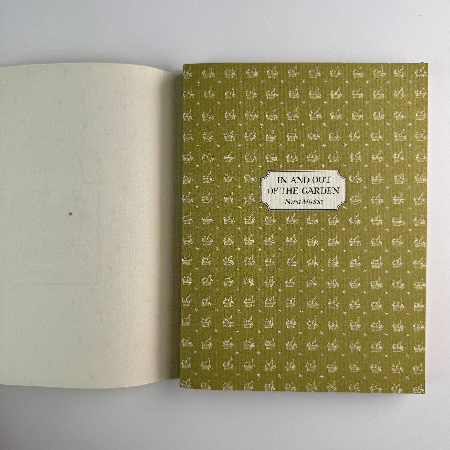 In and Out of the Garden, 1984, Sara Midda, Illustrated Art Book, Paperback - Pretty Old Books