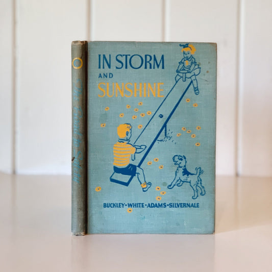 In Storm and Sunshine, Vintage School Book, 1938 - Pretty Old Books