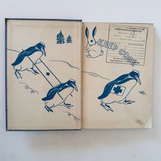 In Town and Country, Vintage Road to Safety School Book, 1938 - Pretty Old Books