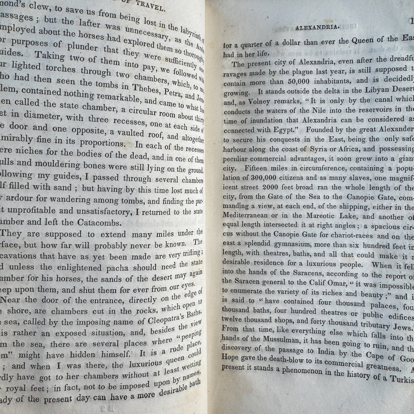 Incidents of Travel in Egypt, Arabia Petra, and The Holy Land, 1838, Volume One - Pretty Old Books