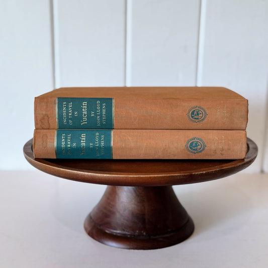 Incidents of Travel in Yucatan, John L. Stevens, 1962 Two - Volume Set, Hardcover - Pretty Old Books