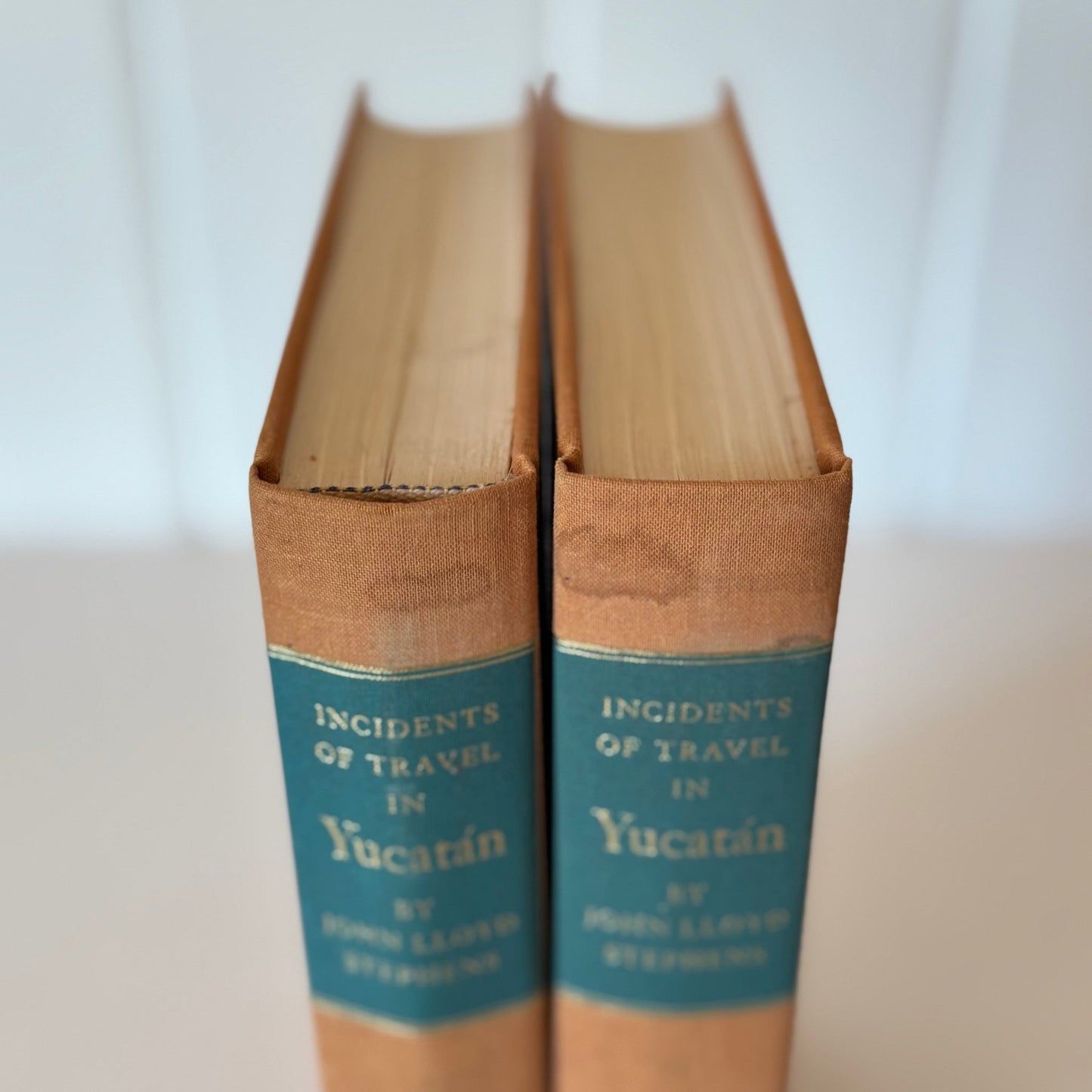 Incidents of Travel in Yucatan, John L. Stevens, 1962 Two - Volume Set, Hardcover - Pretty Old Books