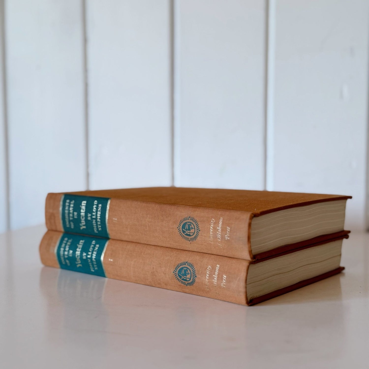 Incidents of Travel in Yucatan, John L. Stevens, 1962 Two - Volume Set, Hardcover - Pretty Old Books