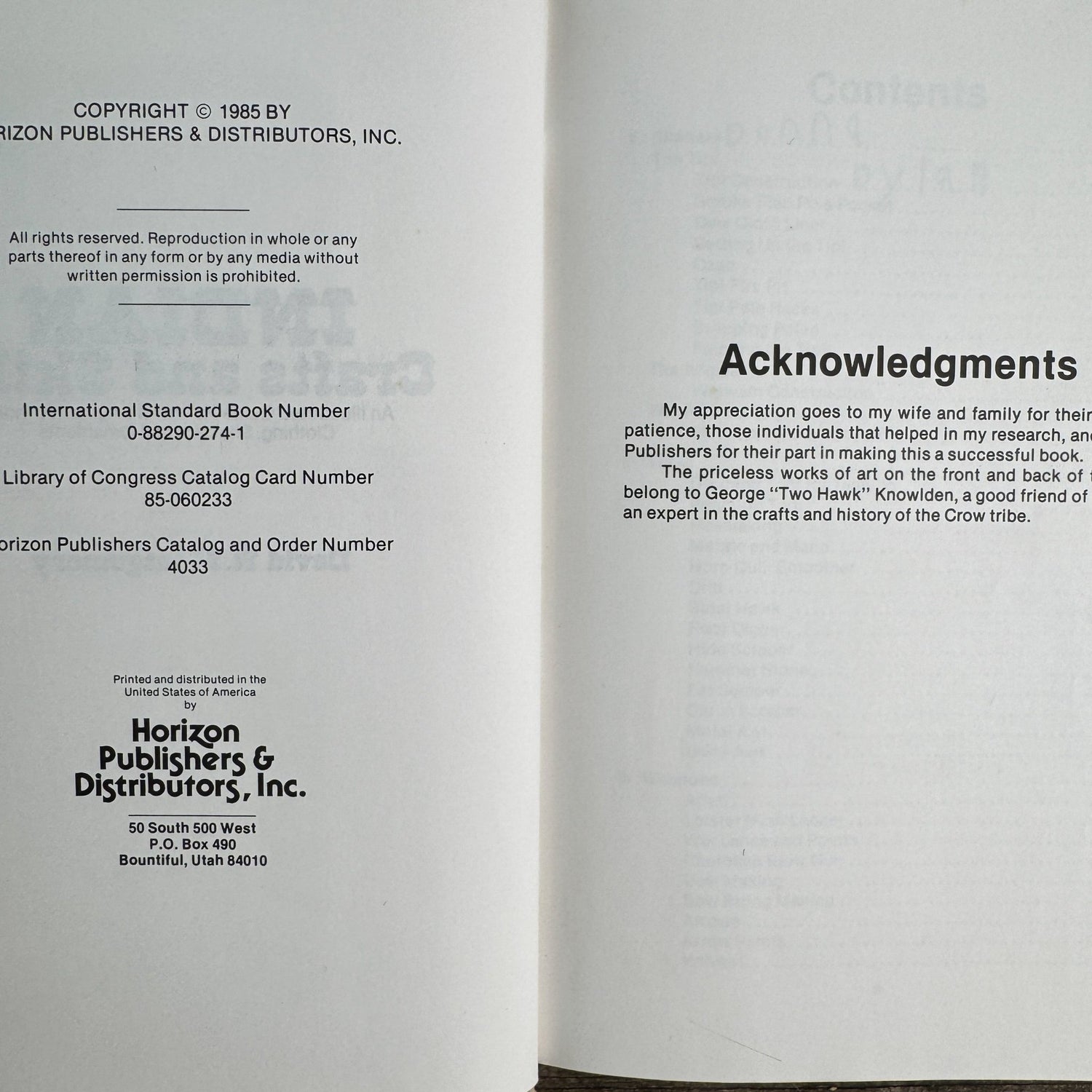 Indian Crafts and Skills, David R. Montgomery, 1985, Illustrated Hardcover - Pretty Old Books