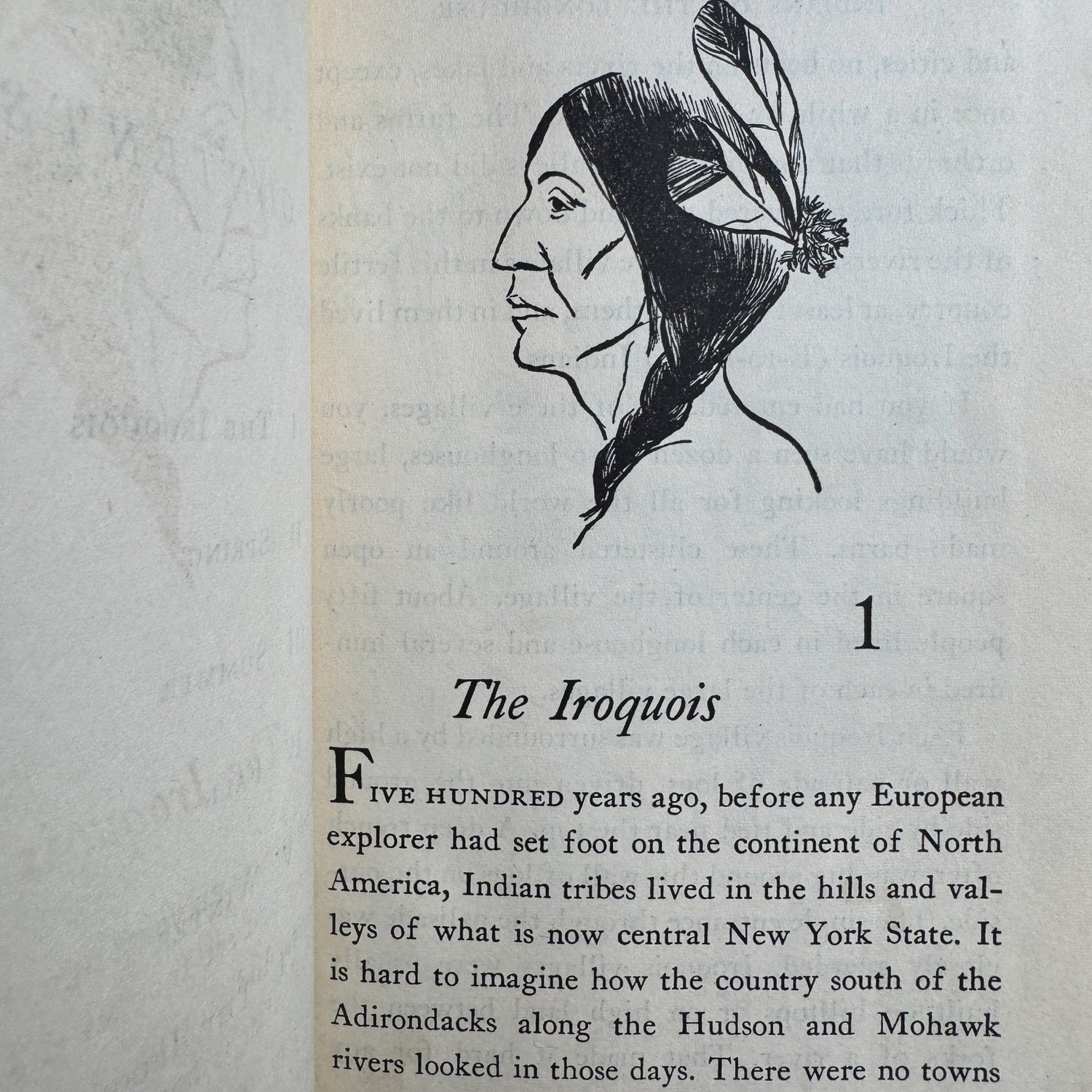 Indians of the Longhouse: The Story of the Iroquois, Sonia Bleeker, 1950 - Pretty Old Books