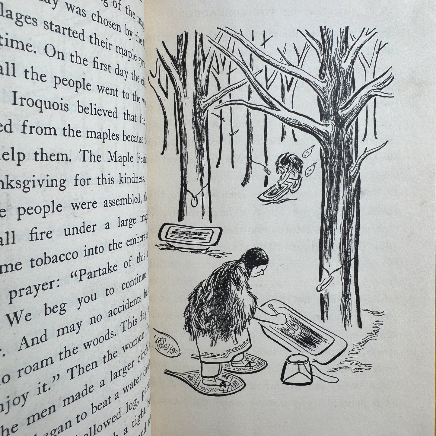 Indians of the Longhouse: The Story of the Iroquois, Sonia Bleeker, 1950 - Pretty Old Books