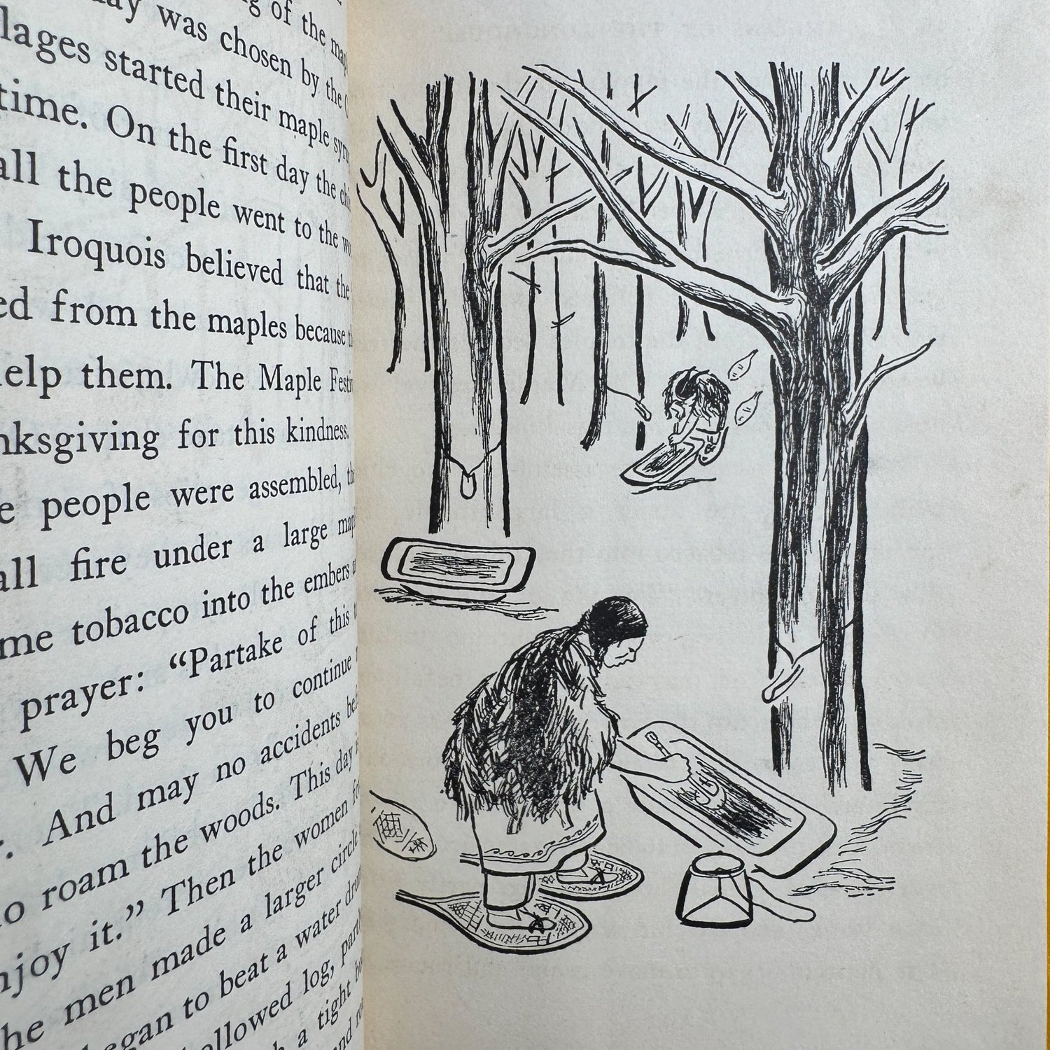 Indians of the Longhouse: The Story of the Iroquois, Sonia Bleeker, 1950 - Pretty Old Books
