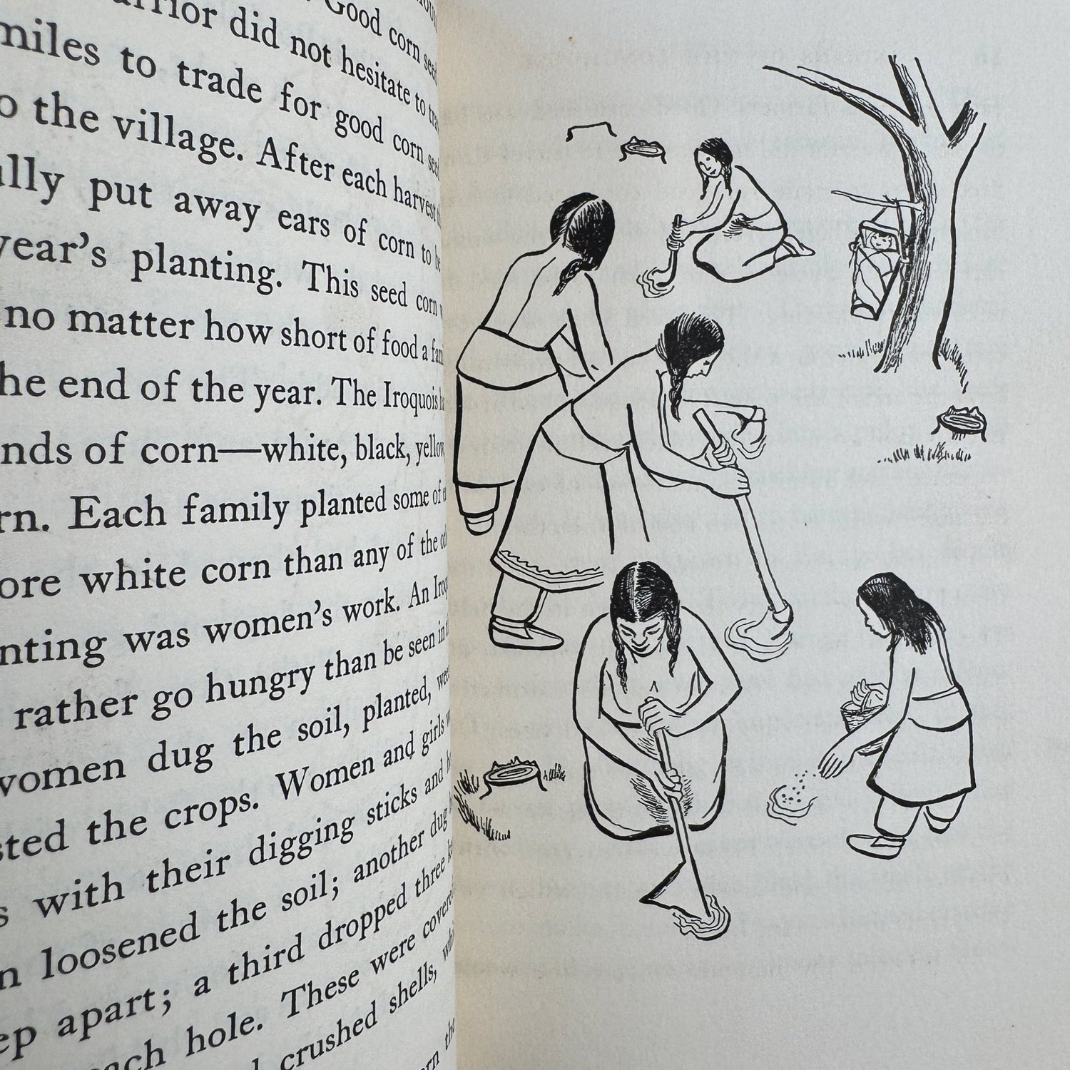 Indians of the Longhouse: The Story of the Iroquois, Sonia Bleeker, 1958 - Pretty Old Books