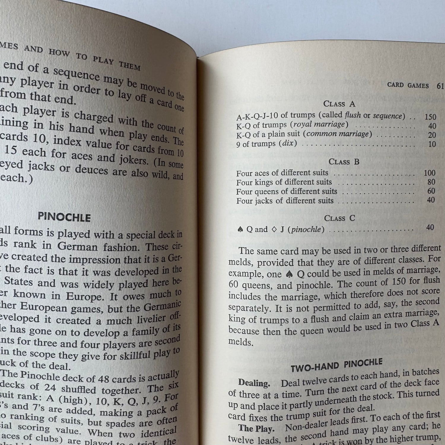 Indoor Games and How To Play Them, Cards, Kids, Number and Word Games, 1954 - Pretty Old Books