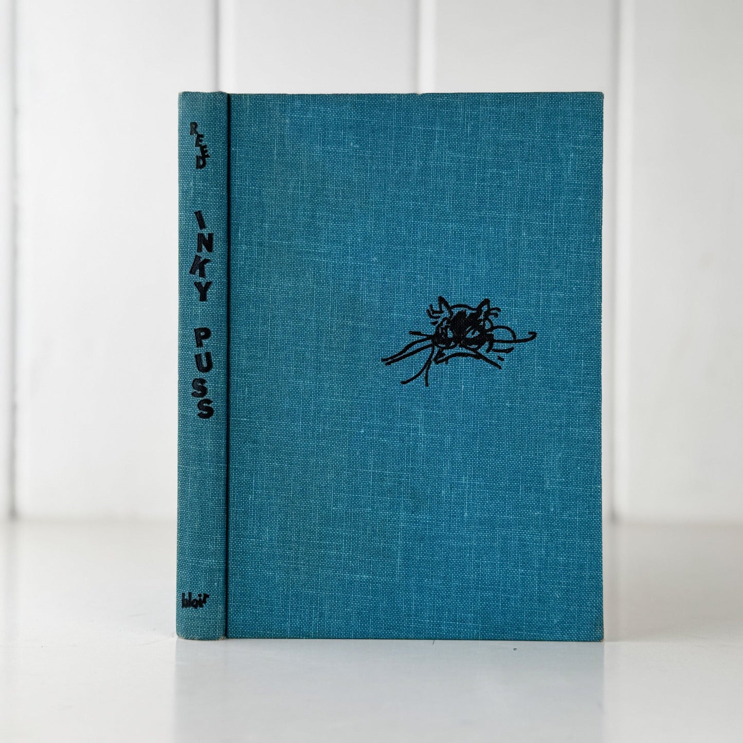 Inky Puss, 1962, Harrison and Mathilda Reed, Children's Cat Story - Pretty Old Books