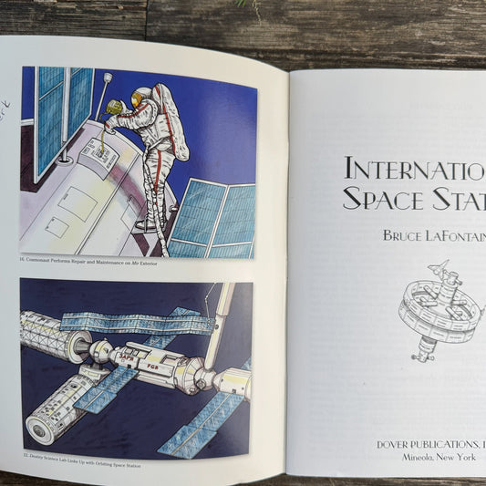 International Space Station Coloring Book, Dover Publications, 2003 - Pretty Old Books