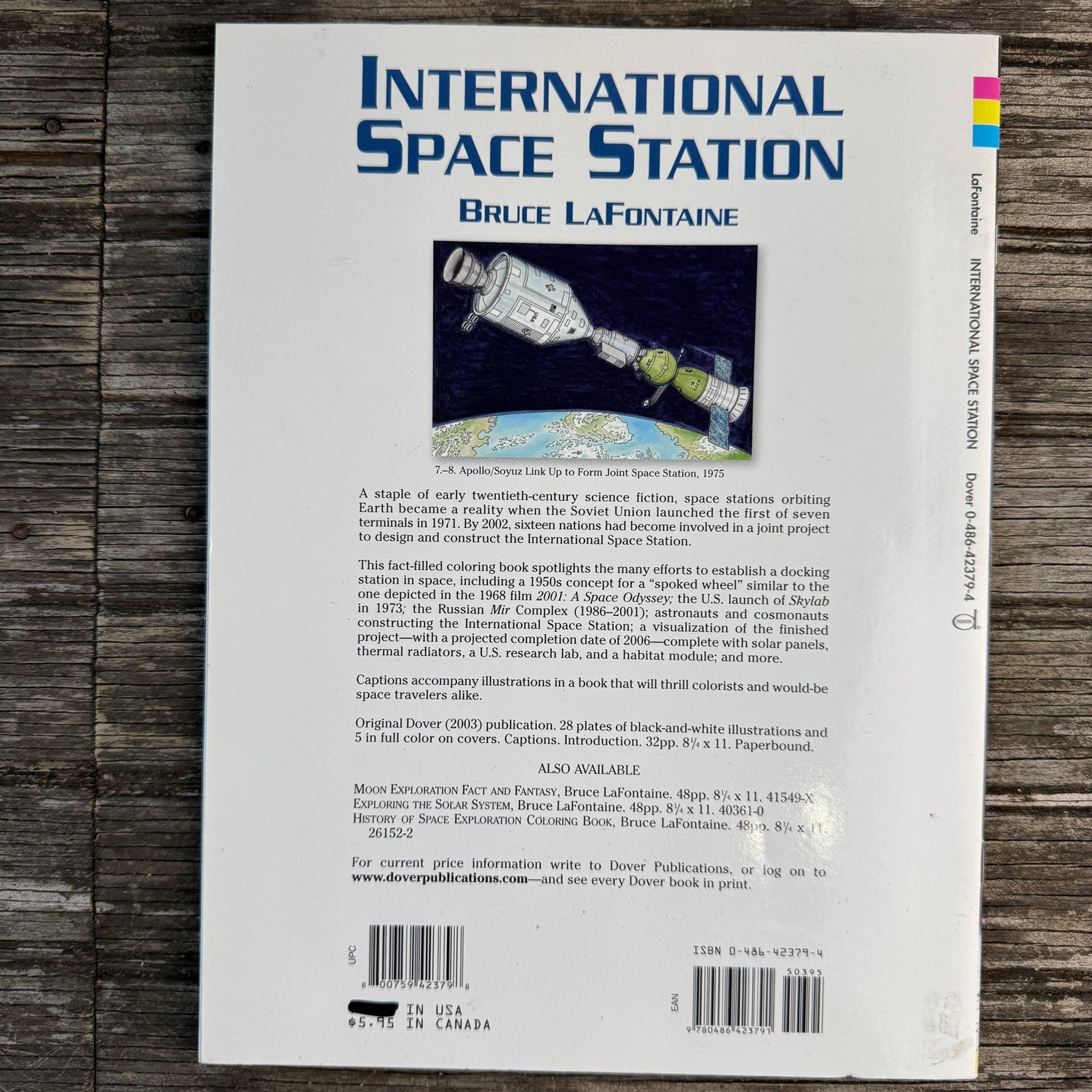 International Space Station Coloring Book, Dover Publications, 2003 - Pretty Old Books