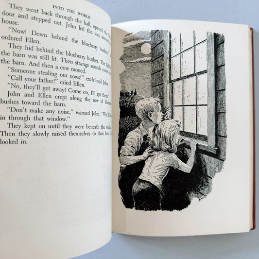 Into the World, Mid - Century Birds and Bees Fiction for Kids, 1950, Emerson and Thompson - Pretty Old Books