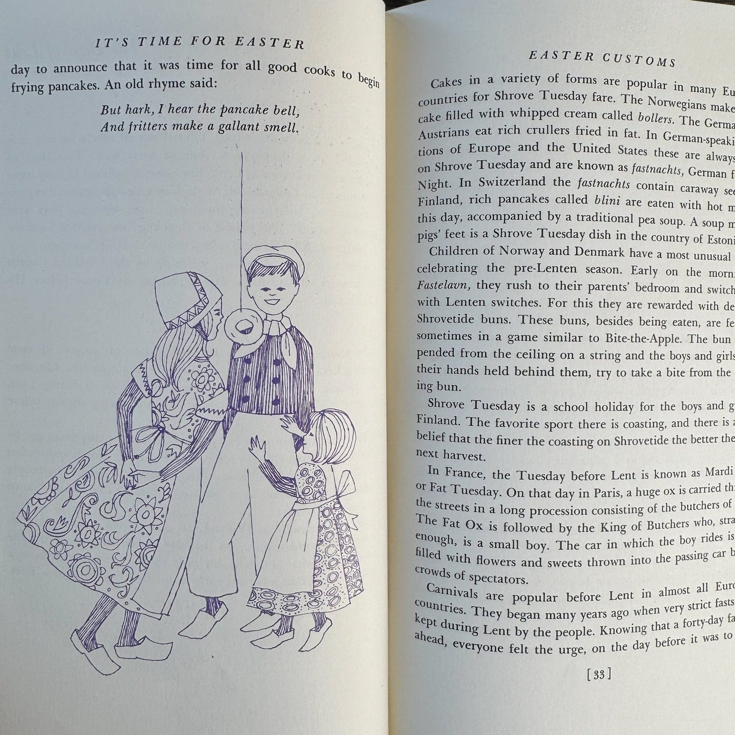 It’s Time for Easter, 1961 Story Poetry Anthology for Kids - Pretty Old Books