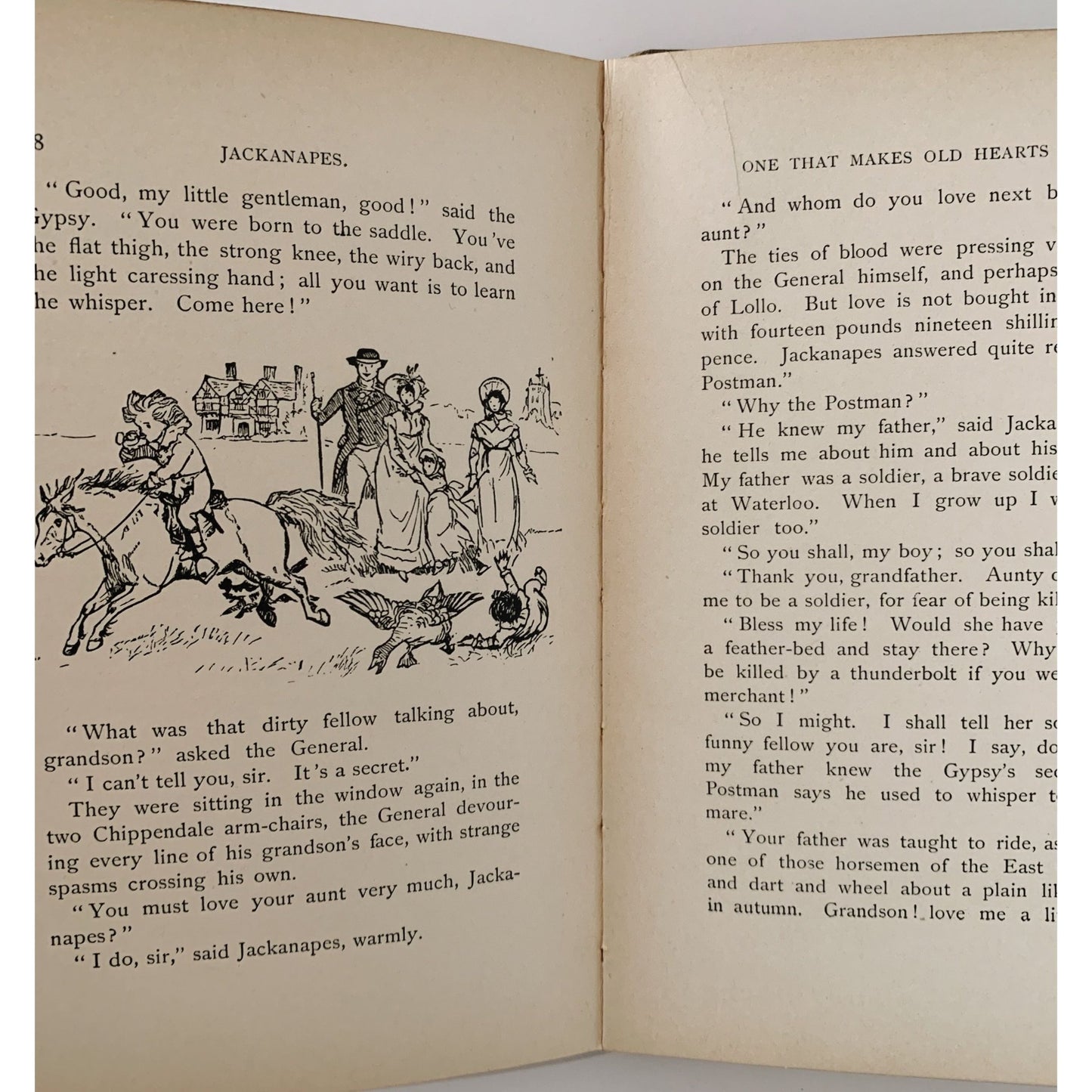 Jackanapes, Juliana Horatia Ewing, Rare, Randolph Caldecott, 1899, Hardcover - Pretty Old Books
