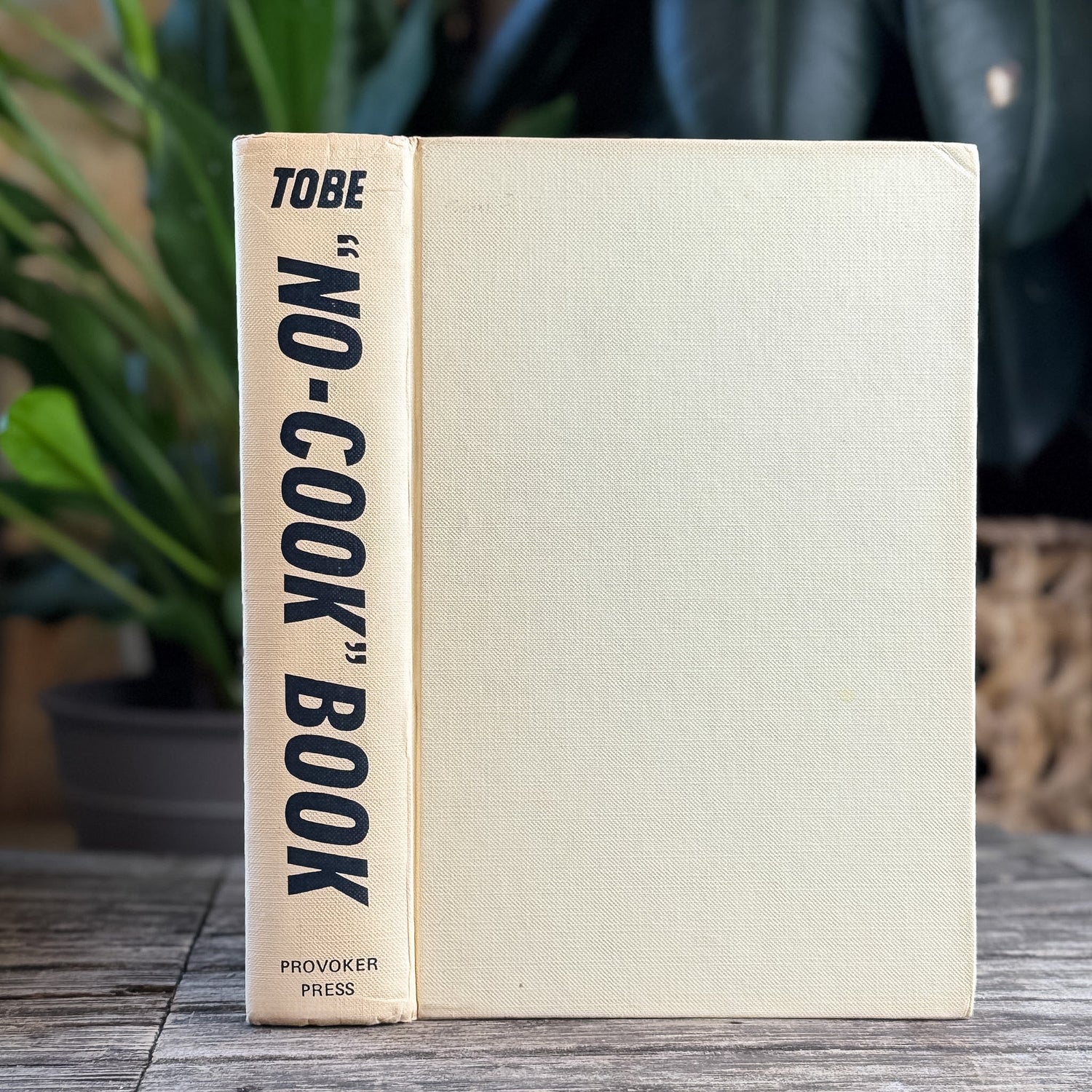 John H. Tobe's Health Giving Life Saving "No-Cook" Book, Raw Diet - Pretty Old Books