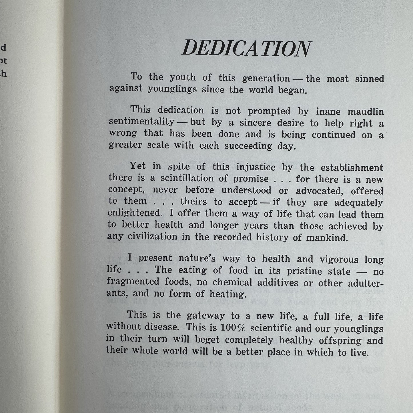 John H. Tobe's Health Giving Life Saving "No-Cook" Book, Raw Diet - Pretty Old Books
