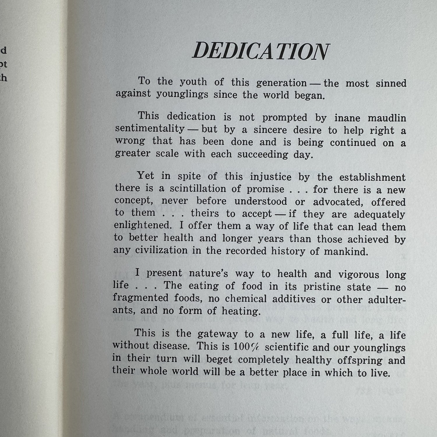 John H. Tobe's Health Giving Life Saving "No-Cook" Book, Raw Diet - Pretty Old Books