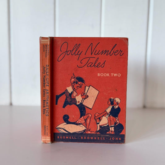 Jolly Number Tales Book Two, Daily Life Arithmetic, 1938 School Book - Pretty Old Books