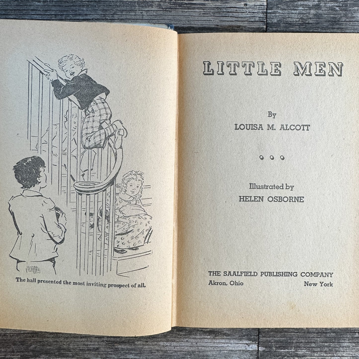 Jo's Boys and Little Men, Louisa May Alcott, Vintage Hardcover Set - Pretty Old Books