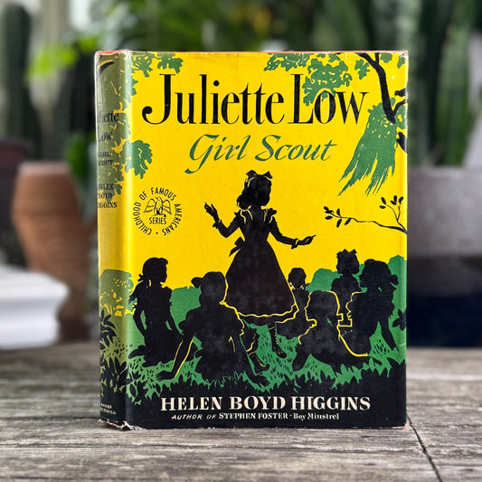 Juliette Low: Girl Scout Childhood of Famous Americans, 1951, Hardcover - Pretty Old Books