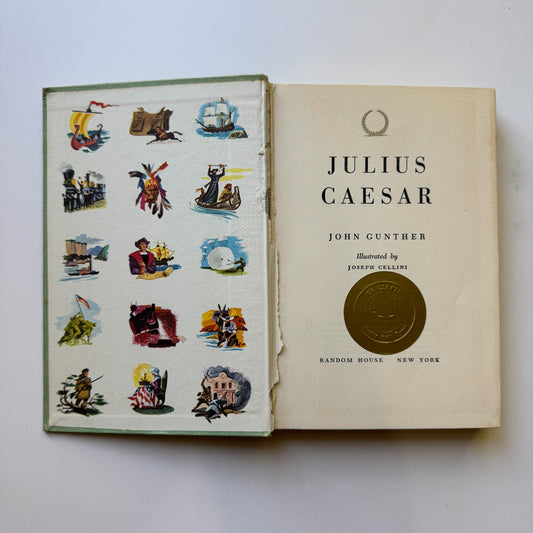 Julius Caesar, Landmark Book, 1959, Juvenile Nonfiction - Pretty Old Books