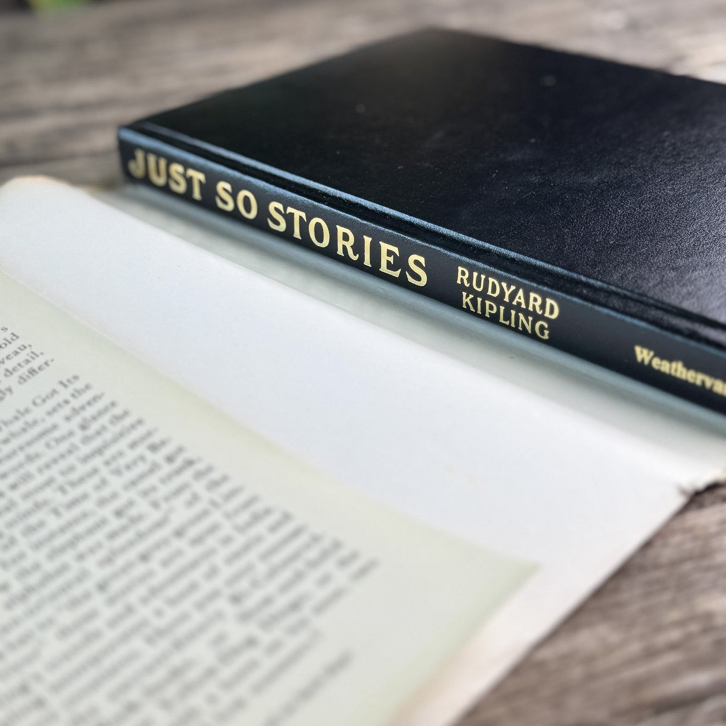 Just So Stories, Rudyard Kipling, 1978 Weathervane Edition - Pretty Old Books