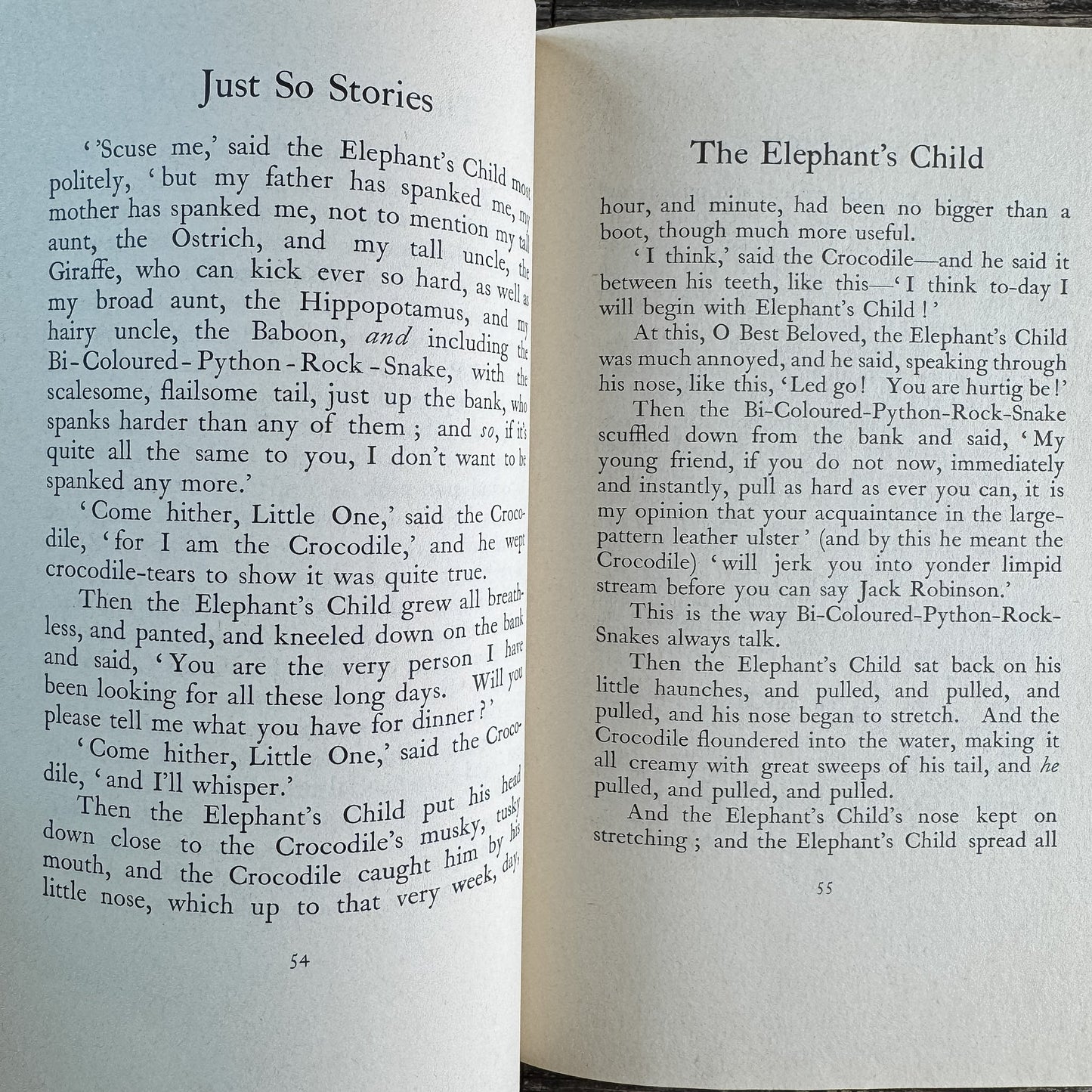 Just So Stories, Rudyard Kipling, 1978 Weathervane Edition - Pretty Old Books