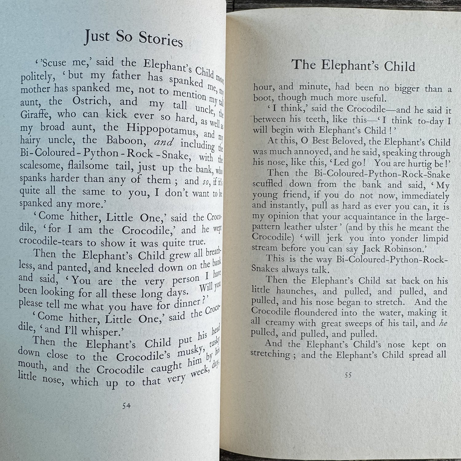 Just So Stories, Rudyard Kipling, 1978 Weathervane Edition - Pretty Old Books