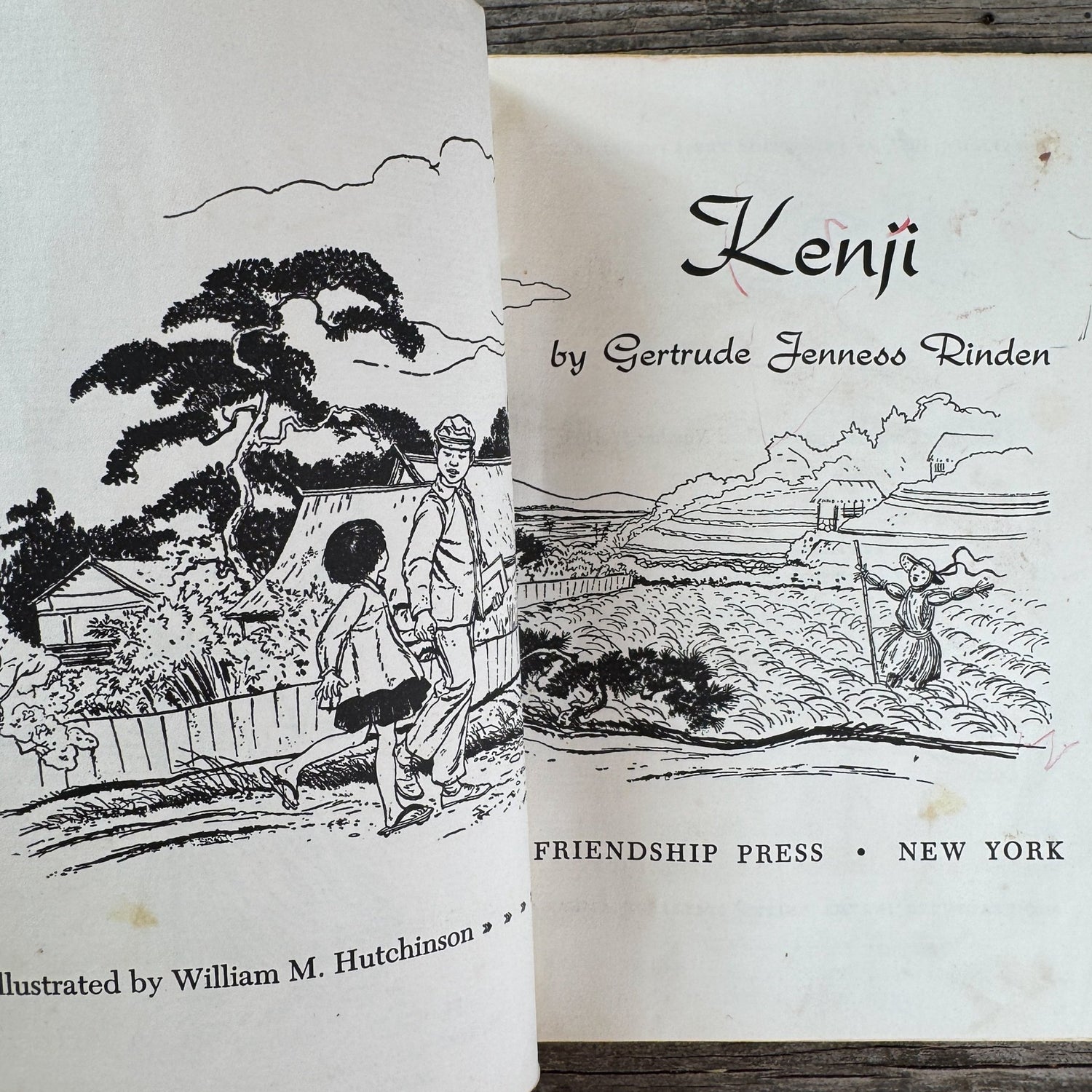 Kenji, Gertrude Jenis Rinden, 1957, Second Printing 1958 - Pretty Old Books