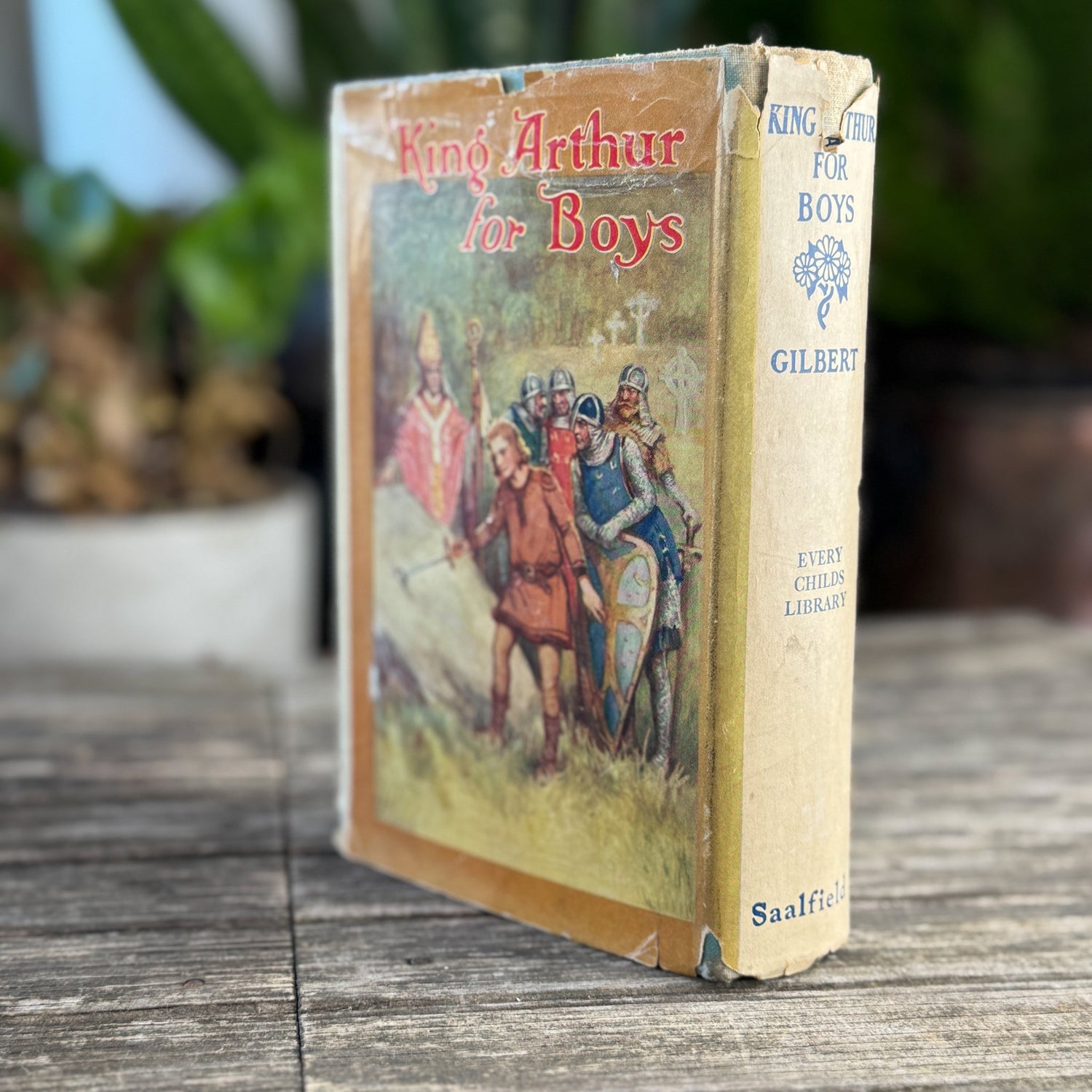 King Arthur for Boys by Henry Gilbert, illustrated by Frances Brundage - Pretty Old Books