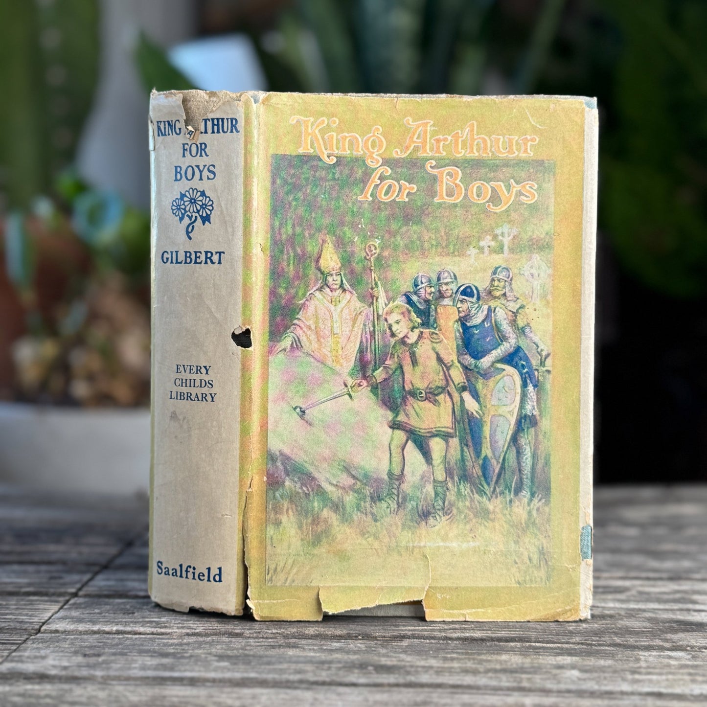 King Arthur for Boys by Henry Gilbert, illustrated by Frances Brundage - Pretty Old Books