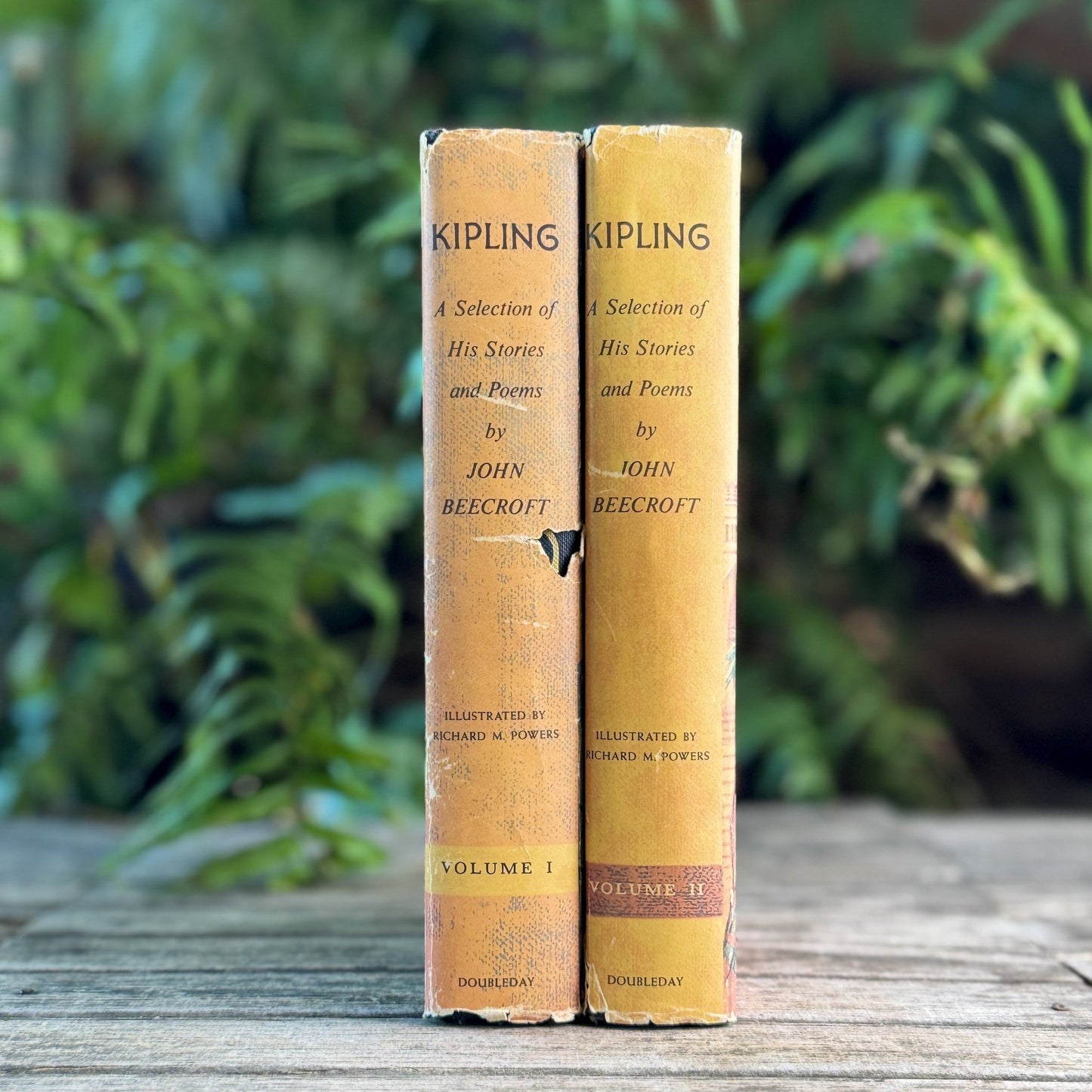 Kipling: A Selection of His Stories and Poems, Two Volume Set, 1956 - Pretty Old Books