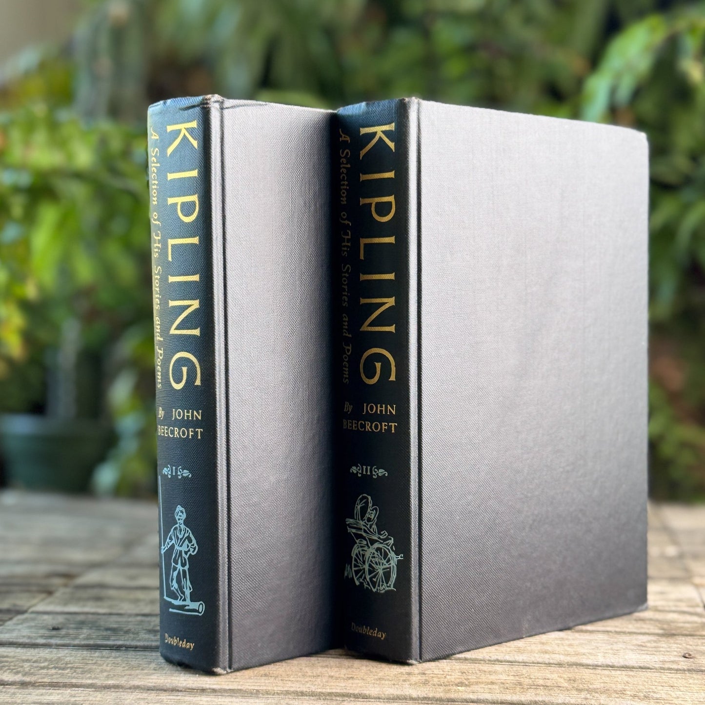 Kipling: A Selection of His Stories and Poems, Two Volume Set, 1956 - Pretty Old Books