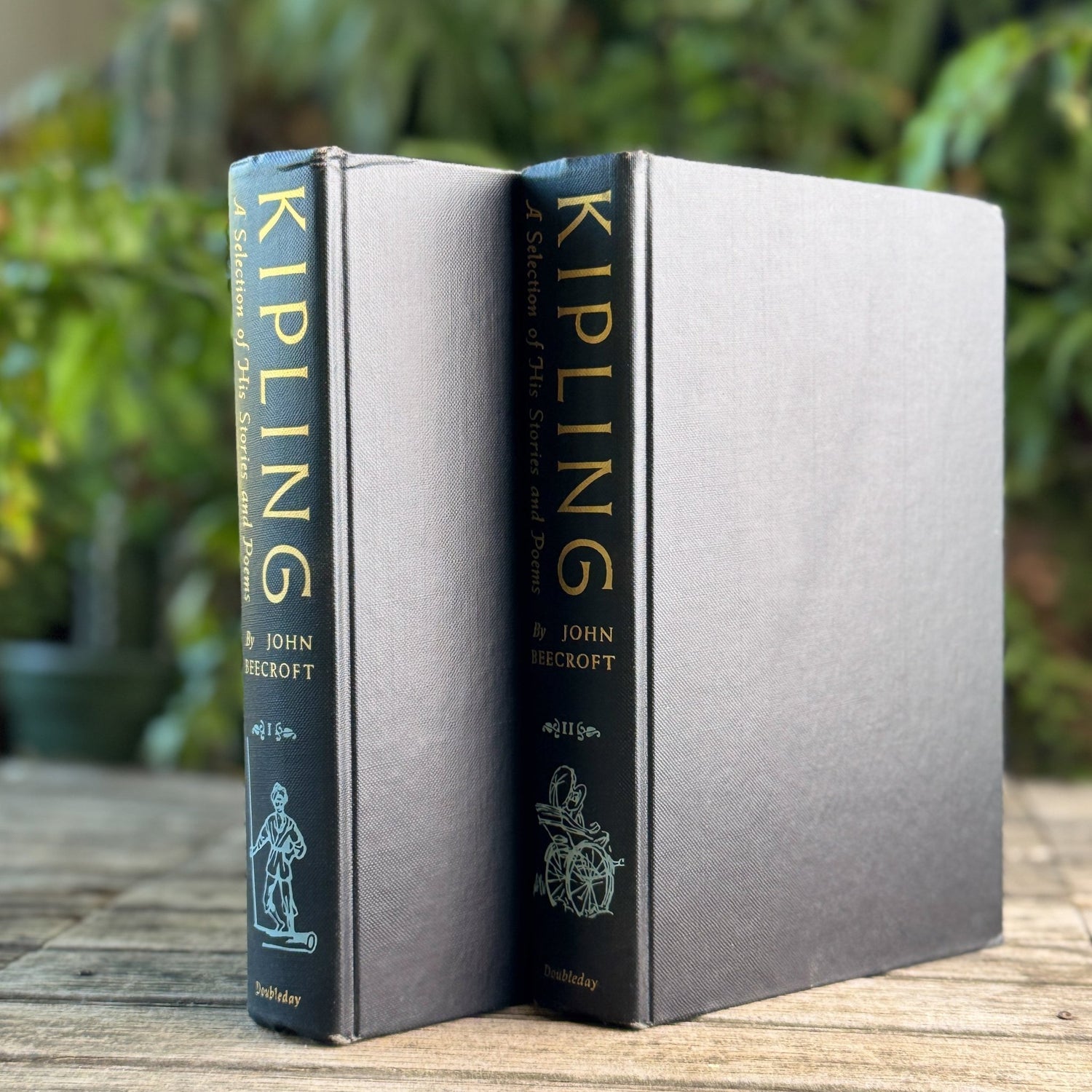 Kipling: A Selection of His Stories and Poems, Two Volume Set, 1956 - Pretty Old Books