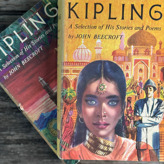 Kipling: A Selection of His Stories and Poems, Two Volume Set, 1956 - Pretty Old Books
