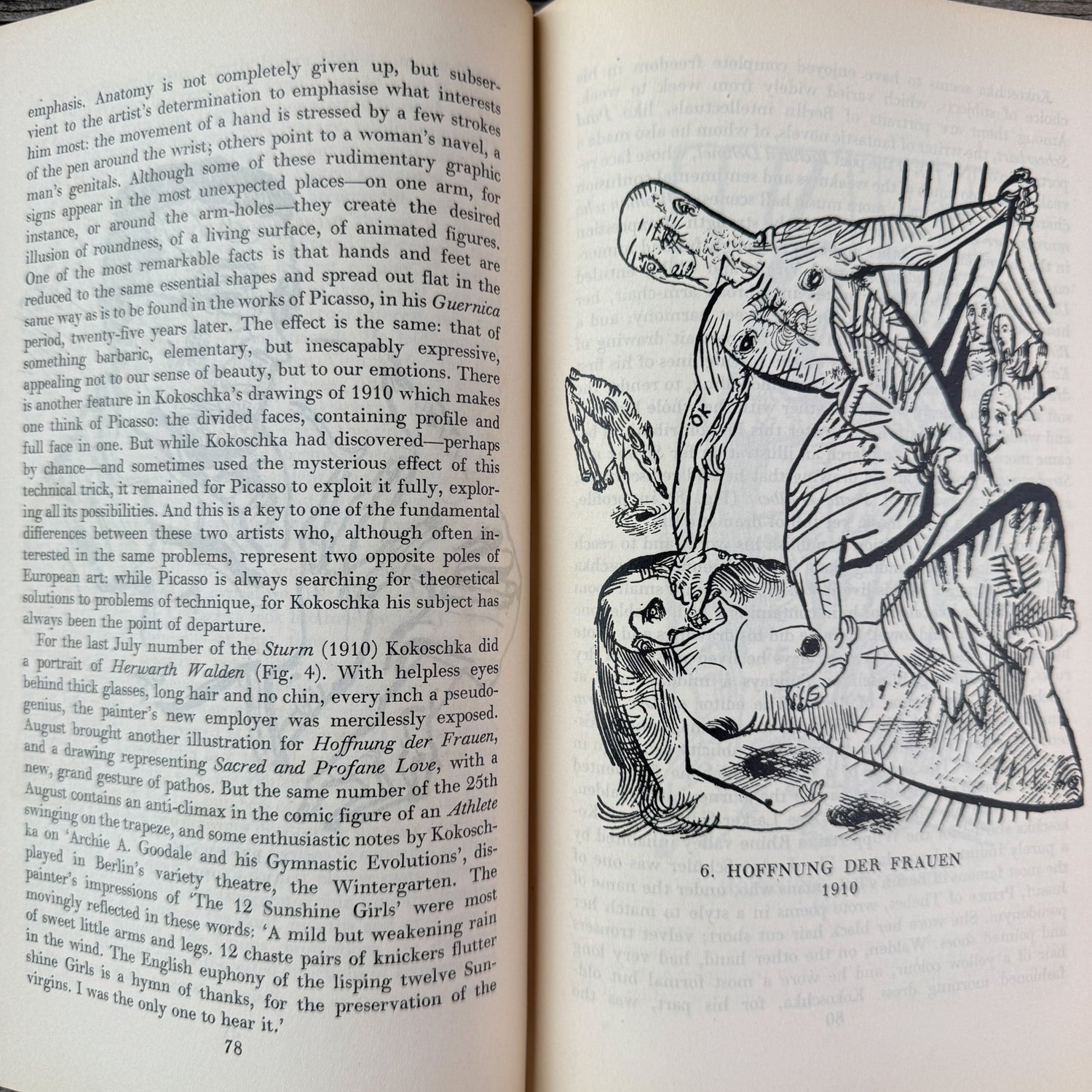 Kokoschka: Life and Work, Edith Hoffmann, 1947 - Pretty Old Books
