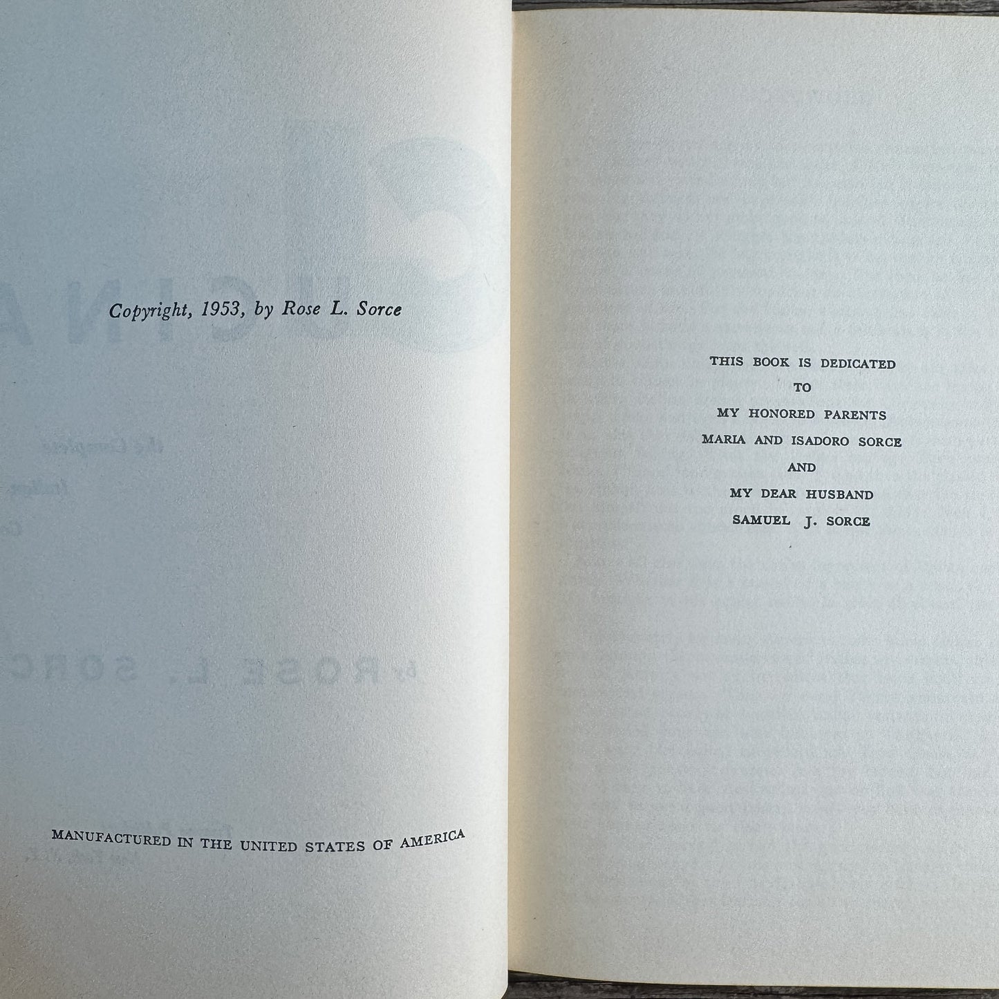 La Cucina, The Complete Italian Cookbook, Rose L. Sorce, 1953 - Pretty Old Books