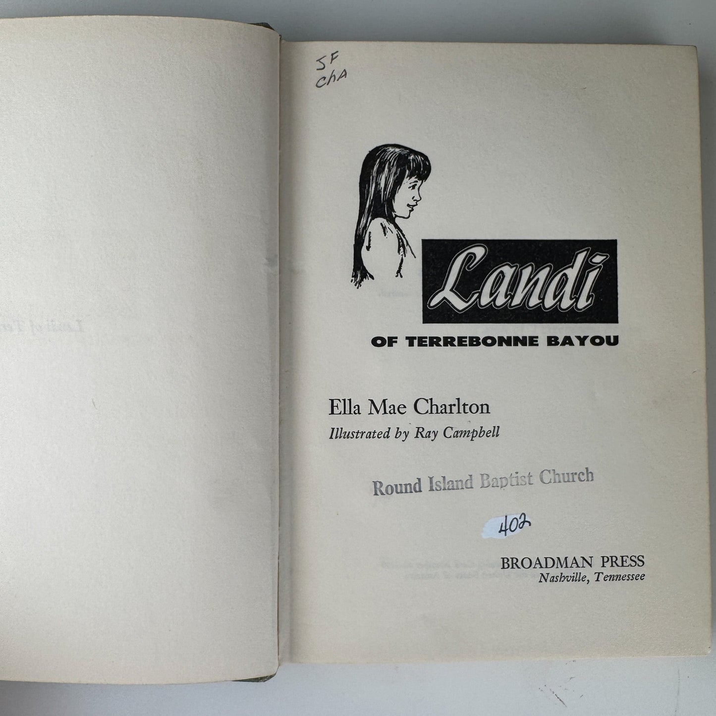 Landi of Terrebonne Bayou (1960), Juvenile Louisiana Fiction - Pretty Old Books