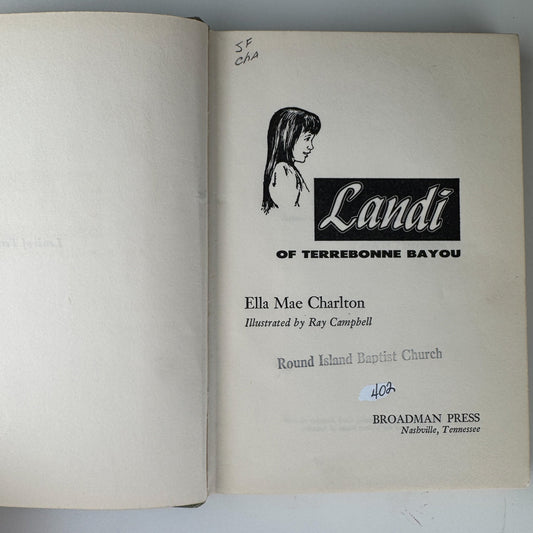 Landi of Terrebonne Bayou (1960), Juvenile Louisiana Fiction - Pretty Old Books