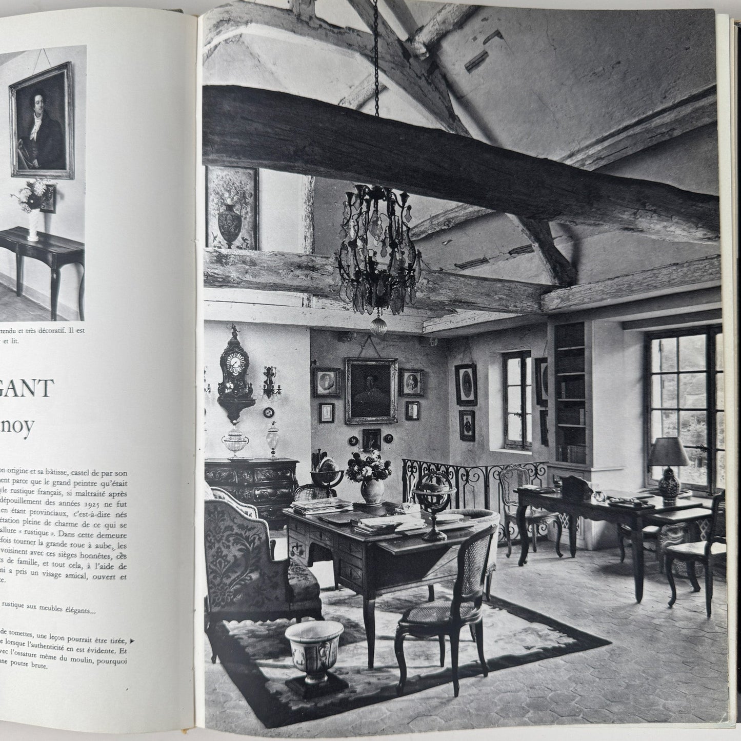 Les réussites de la décoration française 1950–1960, French Mid - Century Interior Design Coffee Table Book - Pretty Old Books