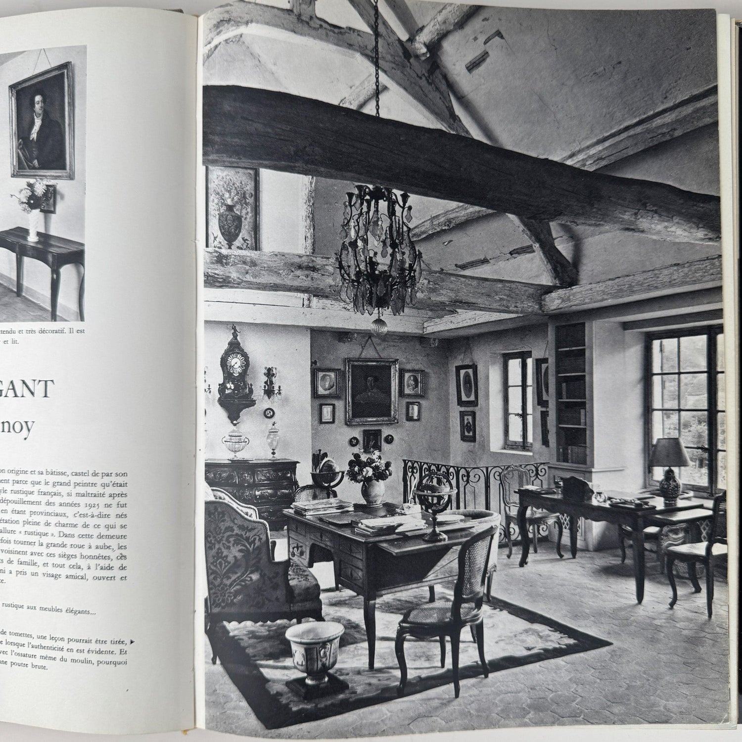 Les réussites de la décoration française 1950–1960, French Mid - Century Interior Design Coffee Table Book - Pretty Old Books