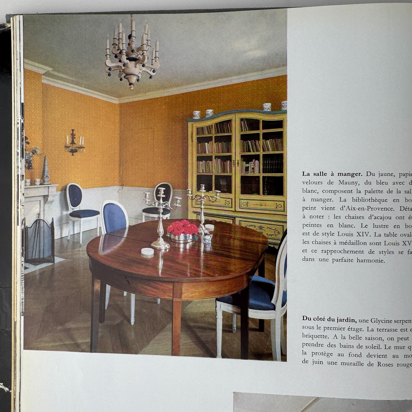 Les réussites de la décoration française 1950–1960, French Mid - Century Interior Design Coffee Table Book - Pretty Old Books