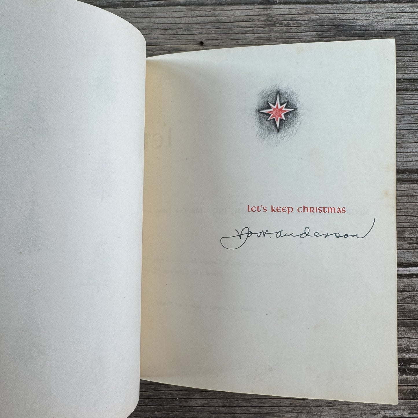Let's Keep Christmas, Peter Marshall, 1953 - Pretty Old Books