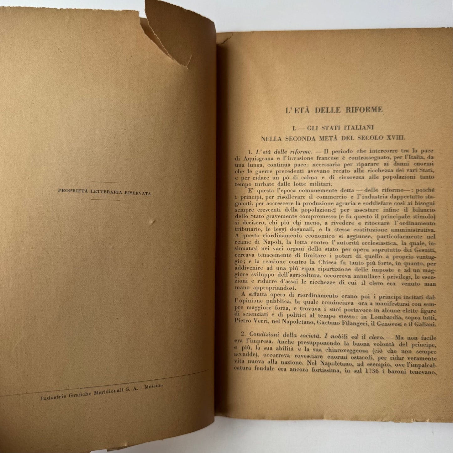 Life and Civilization, Italian High School History Textbook, 1930 Paperback - Pretty Old Books