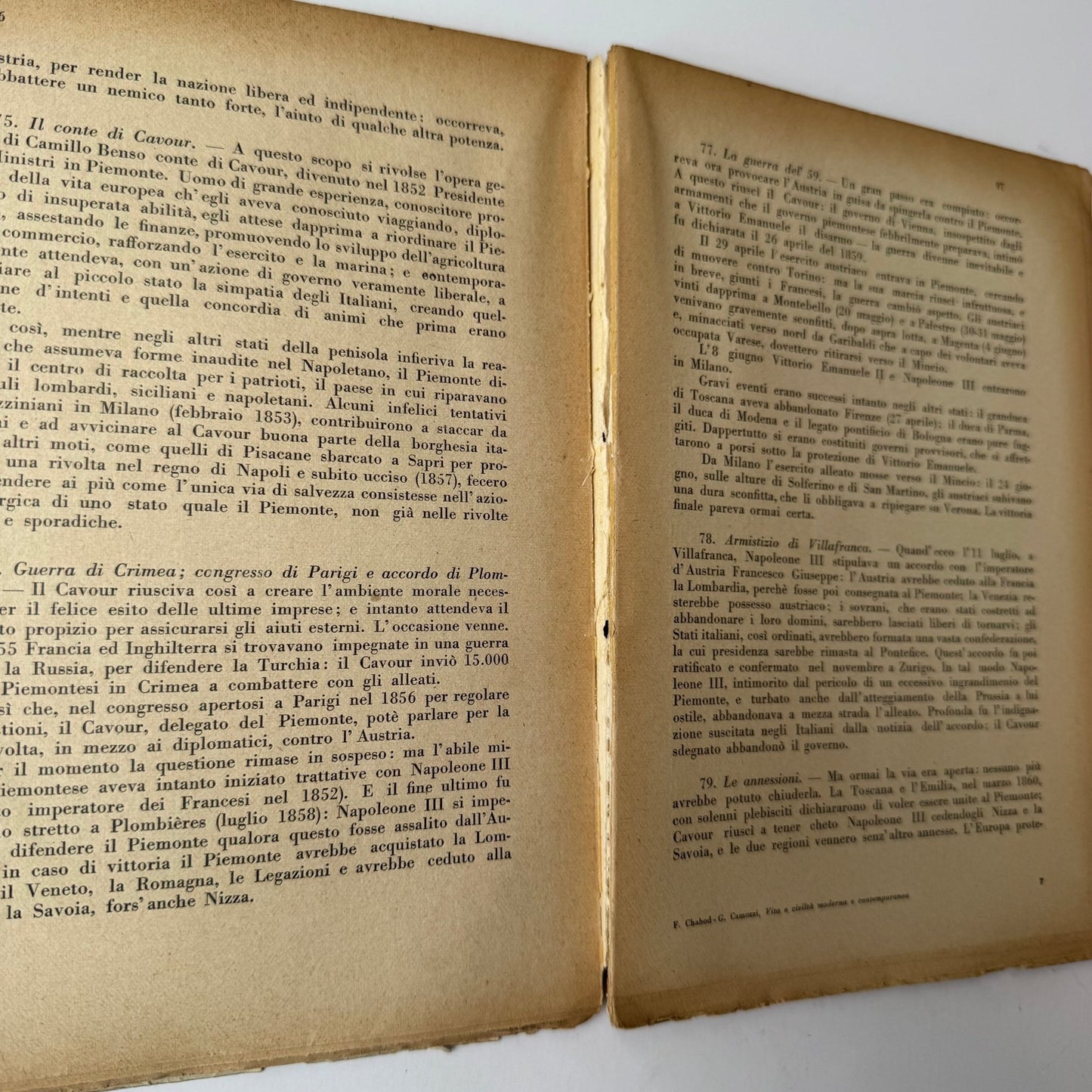 Life and Civilization, Italian High School History Textbook, 1930 Paperback - Pretty Old Books