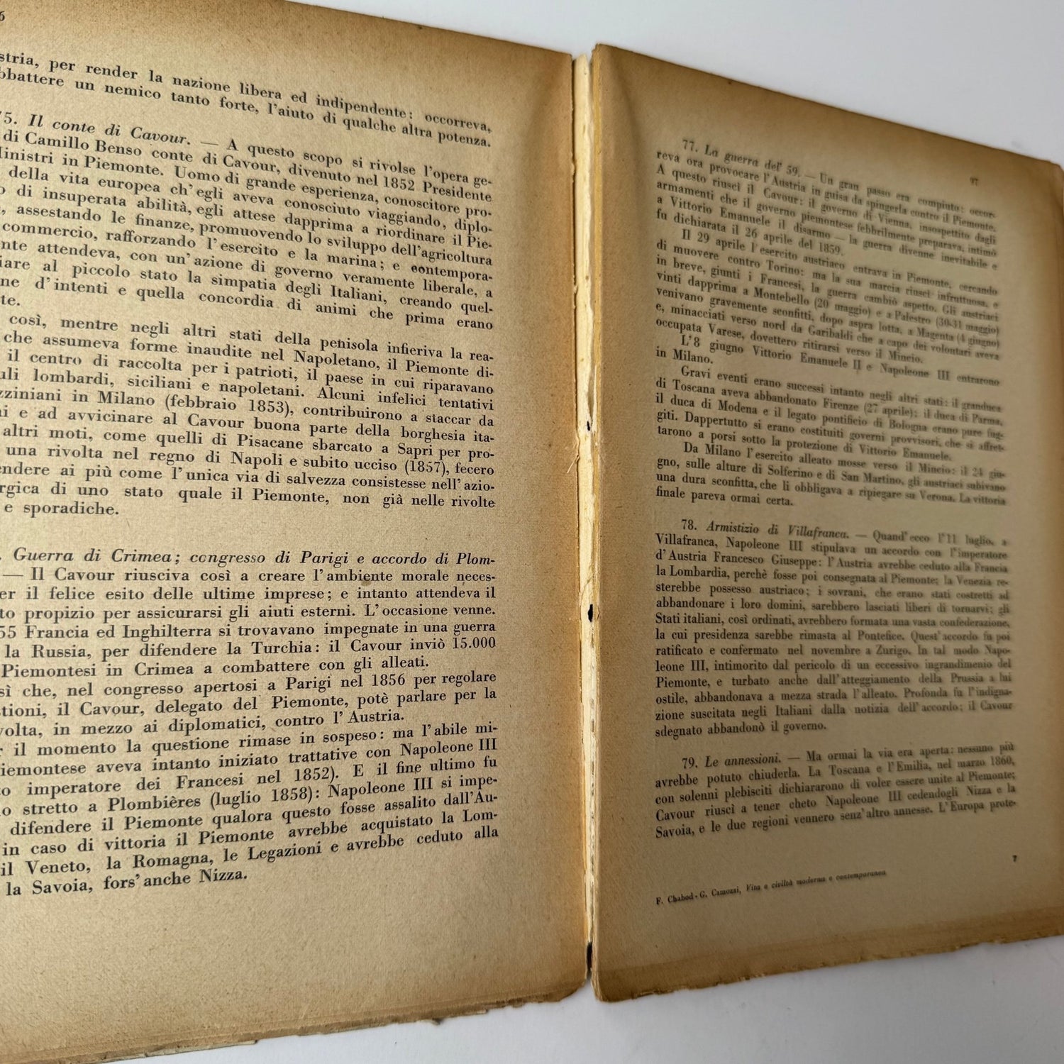 Life and Civilization, Italian High School History Textbook, 1930 Paperback - Pretty Old Books